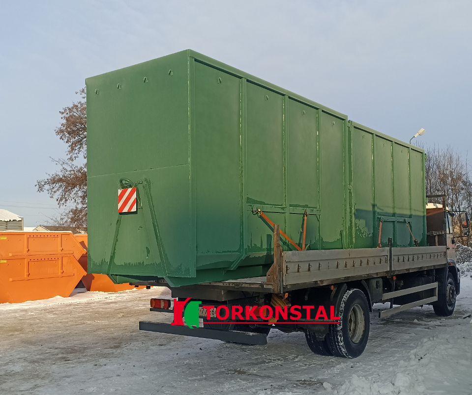 Doprava kontejnerů KP 15 vyrobených firmou Torkonstal k zákazníkovi