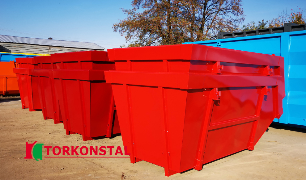 Skip open top asymmetric by Torkonstal from Prudnik, Poland