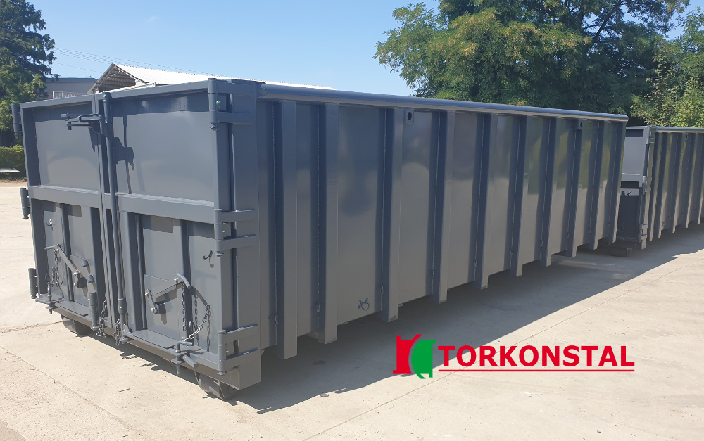 Roller container for grain manufactured by Torkonstal